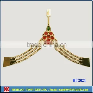 TPU Gold Plating Shoes Vamp Ornament for Sandal Strap HT2030B thumbnail-4