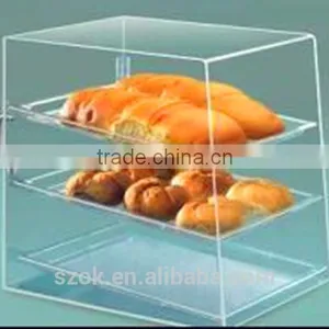 High Quality Acrylic Bread Display Box in Display Rack for Baking Shop Factory Low Price thumbnail-1