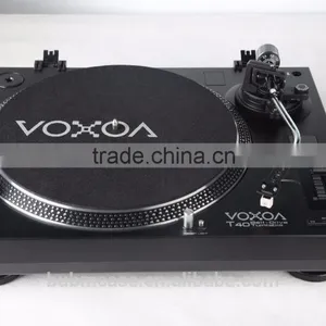 VOXOA T40 Music Hifi Turntable 2016 Audio LP 2 Speed Belt Drive USB REC Turntable thumbnail-3