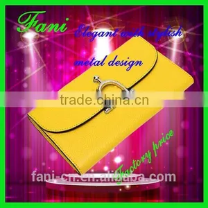 Guangzhou Fani Luxury Leather Clutch Purse Making Hard Ware Button for Women thumbnail-1
