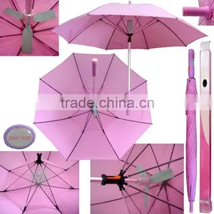 Safety Cool Umbrella With Fan for Gift thumbnail-1
