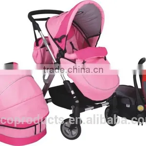 Wholesale Adjustable Handle En1888 Top Quality 3 in 1 Baby Stroller thumbnail-1