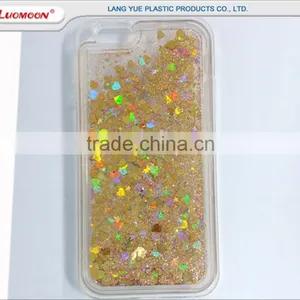 Beautiful Moving Glitter Mobile Phone Back Cover Case for Iphone 5 5s 7 6 se thumbnail-2