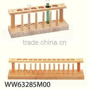 Wooden Student Test Tube Supports Wooden Student Test Tube Support, 6 Tube Rack (Each) thumbnail-1