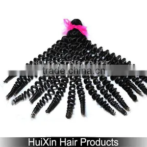 Hot Sale!100% Virgin Malaysian Hair Extension 12 to 34 Inches Top Quality no Shedding no Tangle,spiral Curly Hair thumbnail-1