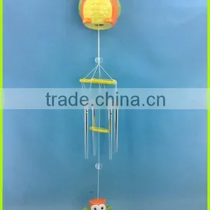 China Supplies Ceramic Decoration Product Owl Shape Wind Chime thumbnail-1