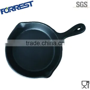 Seasoned Mini Cast Iron Cookware Frying Pan With Long Handle thumbnail-1
