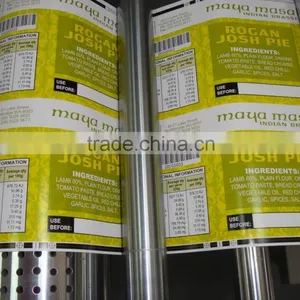 China Manufacturer Custom Heat-transfer Printed Ribbon Adhesive Sticker&labels thumbnail-5