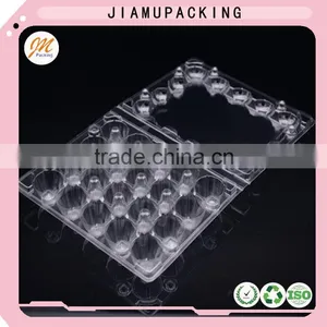 Manufacture Sale High Quality Disposable Plastic Quail Eggs Tray for 20 Cells thumbnail-2
