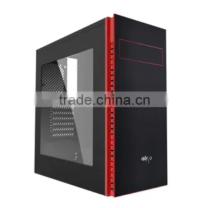 Aigo Elegance 3 ATX Computer Case Best Seller Red and Black thumbnail-1