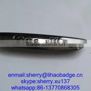 Metal Car Chair Logo , Gun Black Plating Zinc Alloy Metal Tag for Car Chairs,metal Chair Nameplate thumbnail-2
