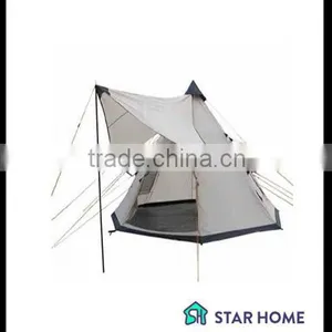 White Big Family Bell Tent Forcamping Hiking Tent thumbnail-1