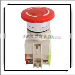 Red Sign Mushroom Emergency Stop Push Button Switch thumbnail-2