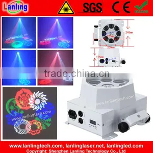 8*3W RGBW 8Heads Gobo LED Disco Club Light thumbnail-1