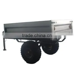 China Wholesale Log Trailer With Crane,wood Log Trailer,single Axle Trailer thumbnail-1