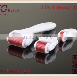 GTO Micro Needle Stainless Steel 300/720/1200 Needles 4 in 1Derma Roller With Desinfection Tank thumbnail-1