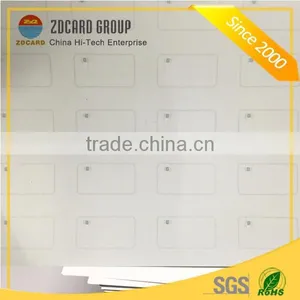 Different Layout 13.56Mhz RFID Prelam Inlay Sheet for Card Production thumbnail-6