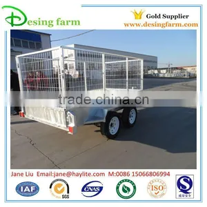 Heavy Duty Hot Dipped Galvanized Farm Trailer for Sale thumbnail-4