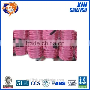 2" *40' 3 Strand Black Battle Rope With Pink Cover thumbnail-1
