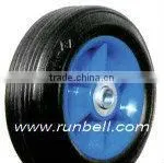 Solid Rubber Trolley Casters and Wheels 7"X1.5" thumbnail-1