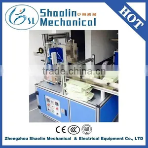 Semi Automatic Cardboard Box Paper Gluing Machine With Hot Melt Adhesive thumbnail-1