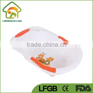 Large Baby Kids Newborn Plastic Bathtub thumbnail-4
