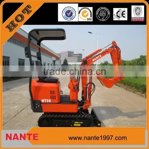 Nante Hydraulic Crawler Mini Excavator 1 Ton With CE for FARM thumbnail-2