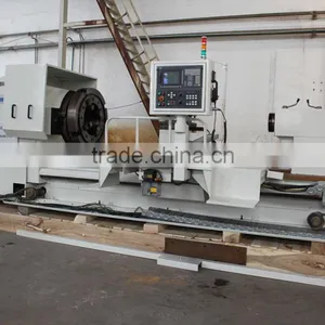 Heavy Duty CNC Horizontal Large Spindle Bore Tube (pipe) Thread Lathe For Oil Field thumbnail-3