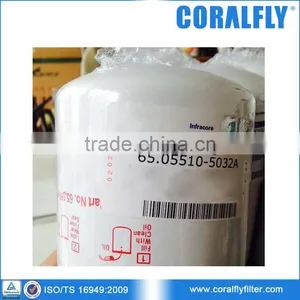 Coralfly OEM фильтр масла для грузового двигателя 65.05510-5032A thumbnail-2