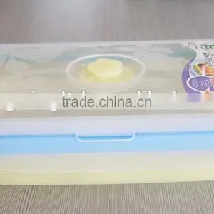 Collapsible Silicone Bento Lunch Salad Picnic Box Bpa Free Easy Carry thumbnail-4