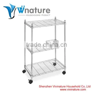 Hot Sale 3 Layer Stainless Steel Kitchen Storage Rack thumbnail-1