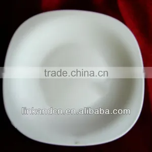 KC-00810 White and Cheap Porcelain Plate thumbnail-1