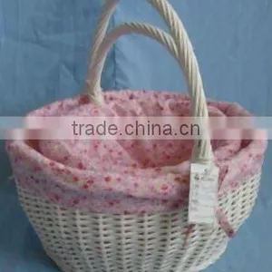 Straw Willow Basket thumbnail-1
