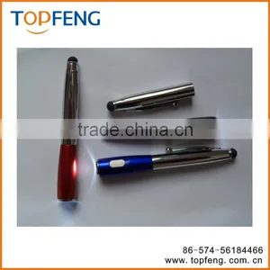 3-in-1 Stylus With Ballpoint Pen and LED Torch/stylus Pens With Glitter thumbnail-4