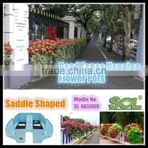 Hanging Fence Planters / Hanging Planters SL-XA5060 Garden Wire Planter thumbnail-1