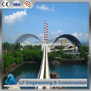 Longitudinal Coal Storage Shed With Light Space Frame Structure thumbnail-1
