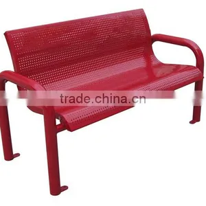 Arlau Outdoor Park Iron Garden Bench thumbnail-6