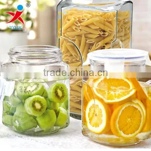 Seal Storage /Transparent Glass Container With Transparent Lids thumbnail-1