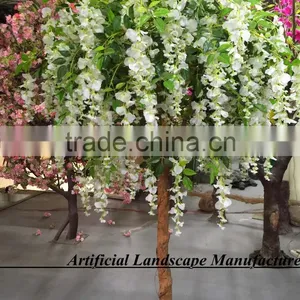 SAS201601 White Wisteria Tree,Wedding Silk Wisteria Tree thumbnail-4