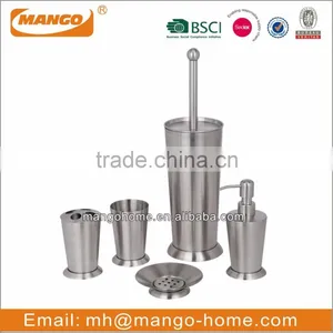 Hot Sale Elegant Round Stainless Steel Bathroom Set thumbnail-3