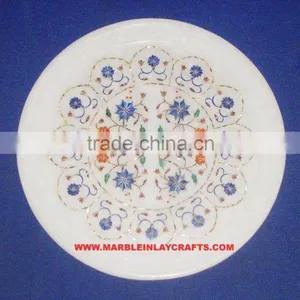 Unique Marble Inlay Decorative Plates thumbnail-1