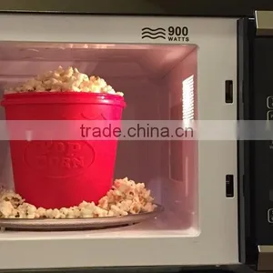 Silicone Popcorn Container DIY Silicone Microwave Popcorn Maker Bucket thumbnail-6