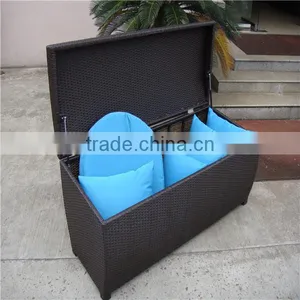 OUTDOOR WICKER STORAGE TRUNK thumbnail-1
