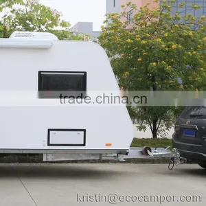 OEM Travel Caravan Trailer With Tent Furniture Fridge For Sale thumbnail-3