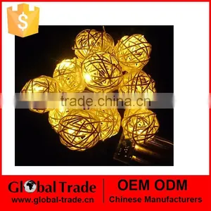 G0085 20 LED Solar Sattan Ball Light Chain thumbnail-1