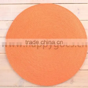 Placemat Round Orange Color thumbnail-1