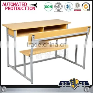 School Furniture Used High School Classroom Single Set Desk and Chair thumbnail-5