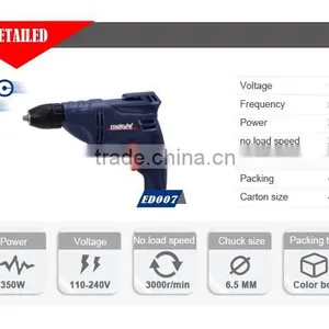 Portable Hand Drill 13mm Electric Drill Power Drill 350W thumbnail-4