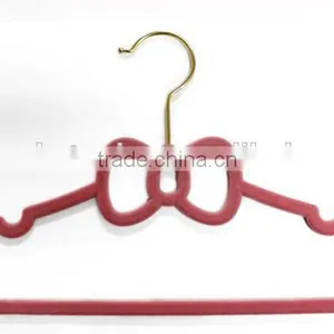 2017 Hot Flocked Hanger With a Bow Detail thumbnail-4