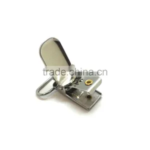 1 Inch Fashion Garment Metal Suspender Clip With Plastic Teeth Inside for Garment, 1 Inch High Quality Fashion Metal Clip thumbnail-2